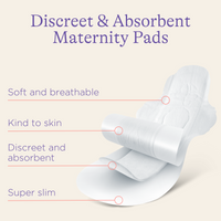 Discreet & Absorbent Maternity Pads: 2+ weeks post-birth