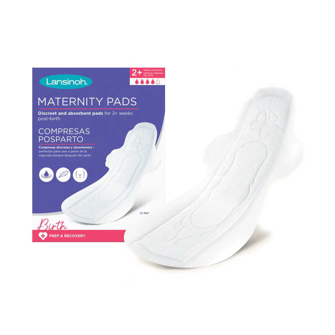 Discreet & Absorbent Maternity Pads: 2+ weeks post-birth